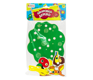 Шнуровка "Дерево" / 10 * 150 * 210 мм