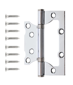 Петля накладная Code Deco хром