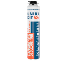 Пена монтажная MARCON UNIKA DIY 65 / от -10°C до +35°C / профессиональное