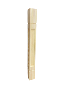 Ножка стола деревянная Лиственница №6 АЕодн цельноламельная / одноопорная