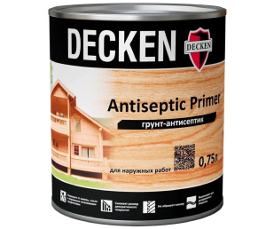 Грунт-антисептик DECKEN Antiseptic Primer / бесцветный