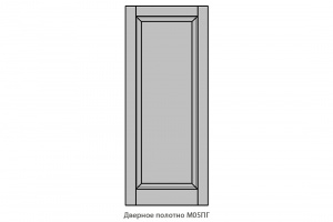Дверное полотно Дуб межкомнатное М05ПГ АВ / без отделки
