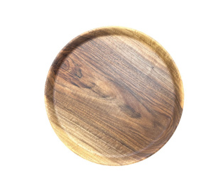 Поднос круглый / Орех / масло-воск / 30 * 370 * 370 мм