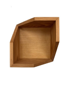 Салфетница / Ясень / масло-воск / 85 * 145 * 145 мм