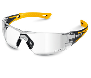 Очки защитные открытые STAYER MX-9 / ударопрочные, с двухкомпонентными дужками