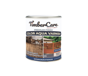 Лак акриловый TimberCare  Color Aqua Varnish  / водная / классический орех / шелковисто-матовый