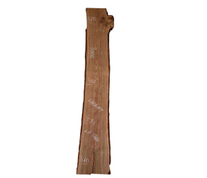 Слэб Карагач цельн.массив нешлифованный №A4860 / 55 * 440/570 * 3100 мм