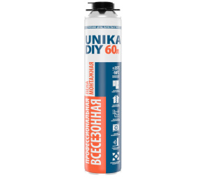 Пена монтажная MARCON UNIKA DIY 60 / от -10°C до +35°C / профессиональное