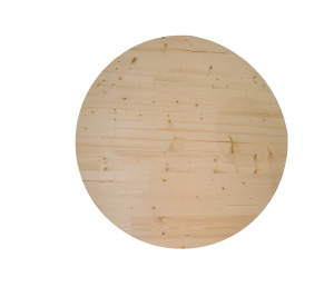 Столешница деревянная круглая Сосна АВ сращенный
