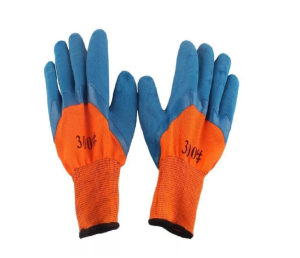 Перчатки утепленные 300# / красно-синие 