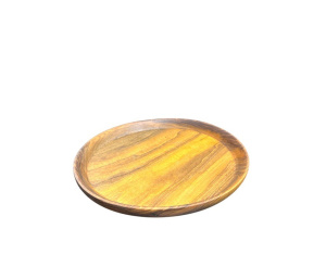 Поднос круглый / Орех / масло-воск / 20 * 230 * 230 мм
