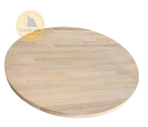 Столешница деревянная круглая Бук АВ сращенный