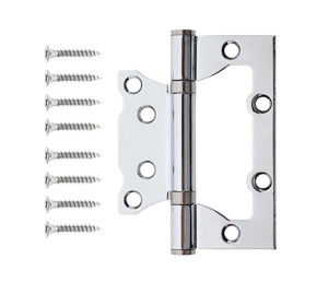 Петля накладная Code Deco хром