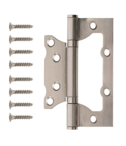 Петля накладная Code Deco никель матовый