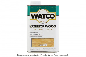 Масло защитное Watco Exterior Wood / clear / натуральный