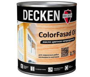Масло цветное непрозрачное DECKEN ColorFasad Oil