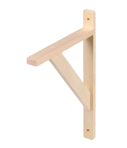 Уголок кронштейн деревянный Larvij / Сосна