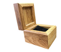 Шкатулка для часов и драгоценностей / Дуб / масло-воск / 100 * 105 * 120 мм