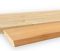 Планкен скошенный Лиственница В цельн.массив  / 