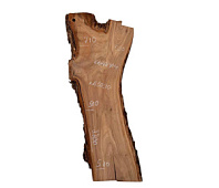 Слэб Карагач цельн.массив нешлифованный №A5090 / 55 * 500/710 * 2200 мм